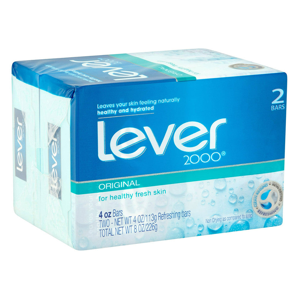 Lever 2000 Bar Soap Original Perfectly Fresh, 4.5 Oz Bars 2 Ea
